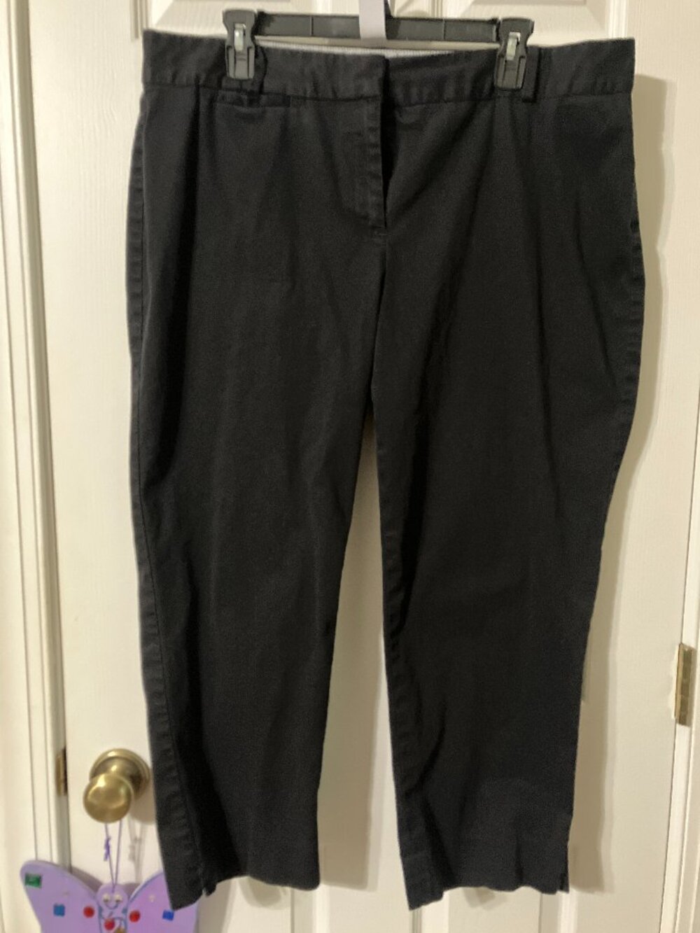 Black Crop Pants